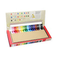 Kitpas Medium Stick Rice Wax Crayons - 16 Colours