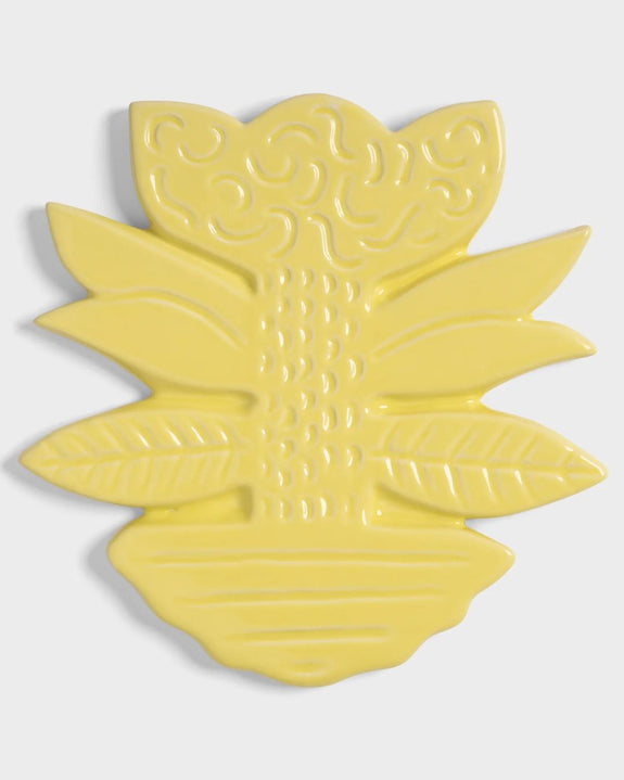 &klevering - Trivet Blume - Yellow