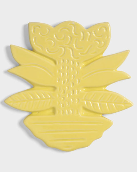 &klevering - Trivet Blume - Yellow
