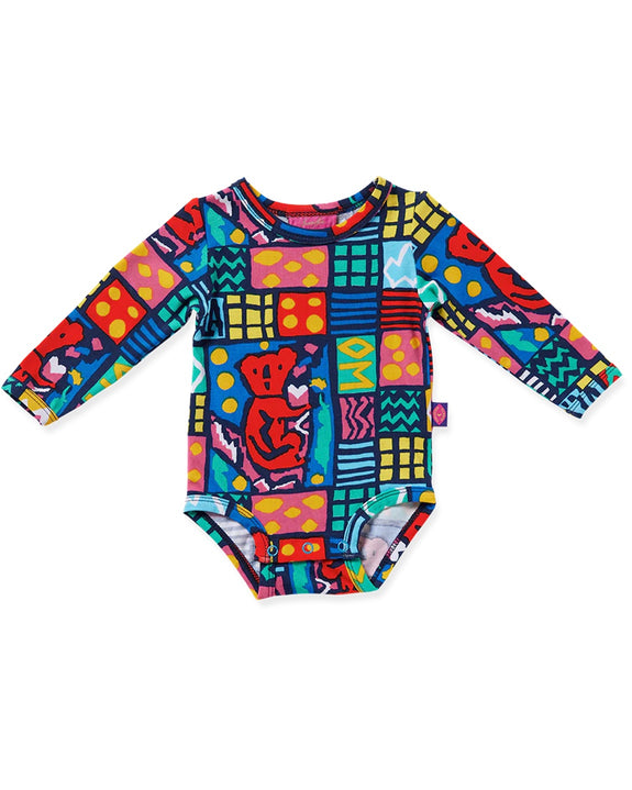 Halcyon Nights - Koala Oz Long Sleeve Bodysuit