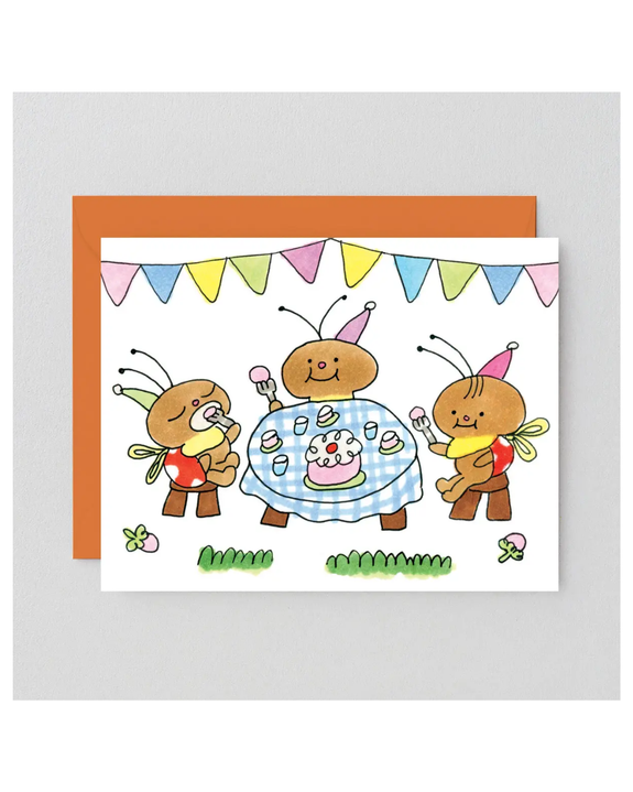 Wrap - Ladybird Birthday Kids Greeting Card