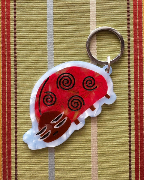 Rags AF - Ladybug! Keychain