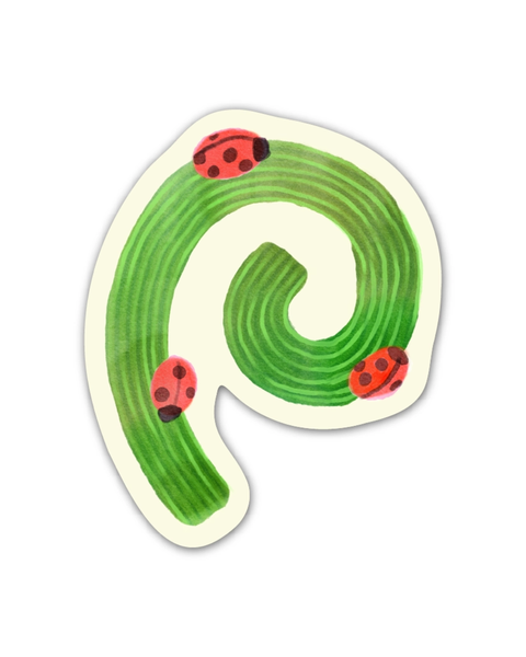 Rags AF - Ladybug Spiral! Sticker