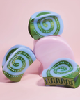Winona Irene - Hair Claw - Laguna Blue and Green Spiral