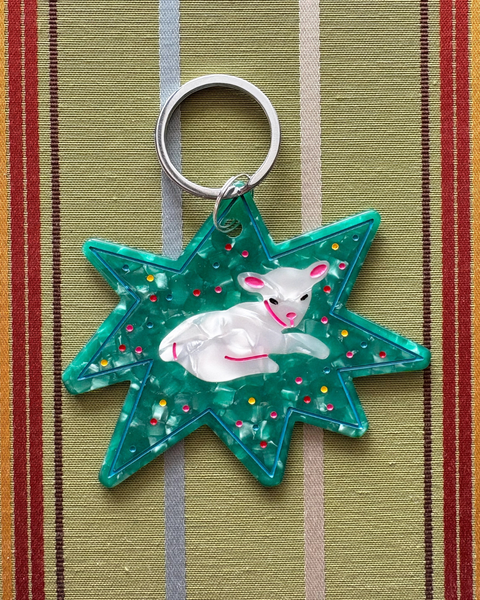 Rags AF - Little Lamb! Keychain