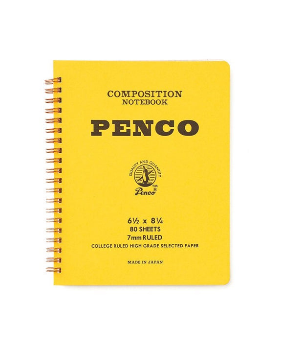 PENCO - Coil Notepad - Large - Yellow