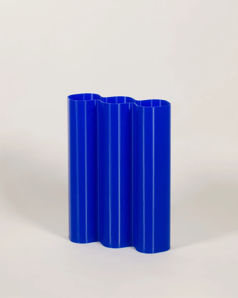 Warren & Laetitia - Alvaro Vase - Large - Blue