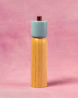 Maegen - Salt or Pepper Grinder - Light Blue & Burgundy - Large