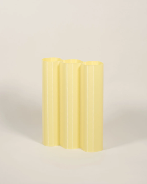 Warren & Laetitia - Alvaro Vase - Large - Pastel Yellow
