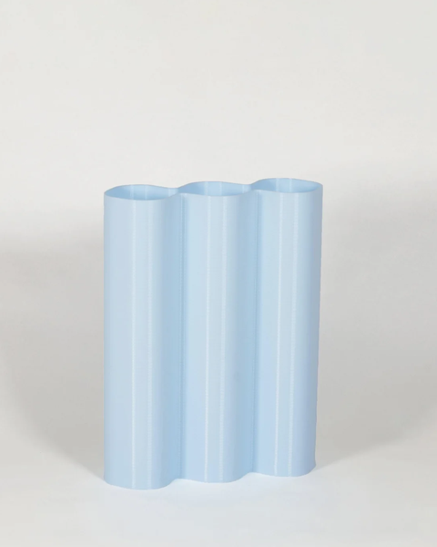 Warren & Laetitia - Alvaro Vase - Large - Sky Blue