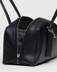 Baggu - Recycled Leather Bowler Bag - Black