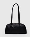 Baggu - Recycled Leather Bowler Bag - Black