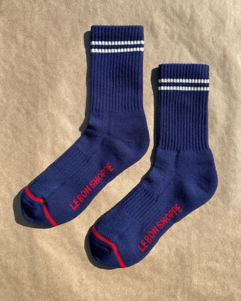 Le Bon Shoppe - Boyfriend Socks - Navy