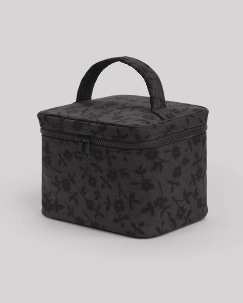 Baggu - Large Cosmetic Case - Charcoal Ditsy Floral