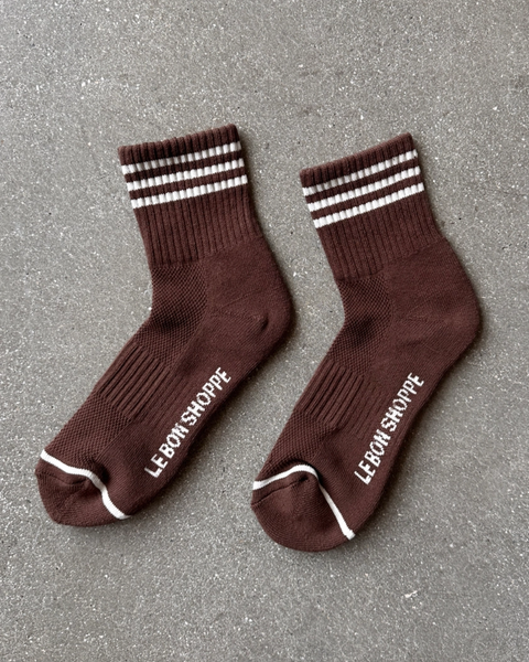 Le Bon Shoppe - Girlfriend Socks - Mahogany