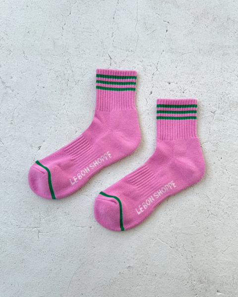Le Bon Shoppe - Girlfriend Socks - Rose Pink