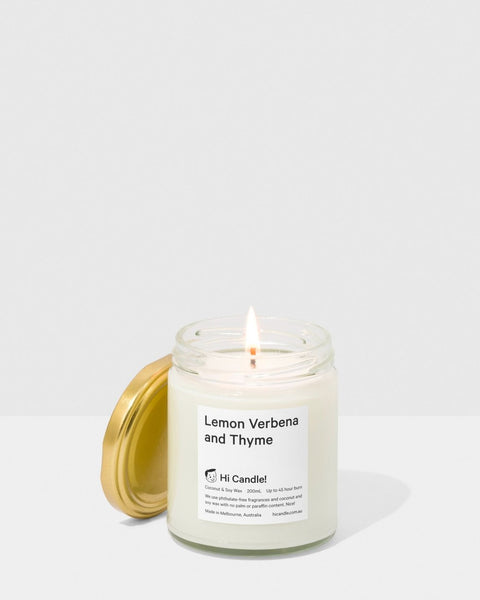 Hi Candle! - Lemon Verbena and Thyme