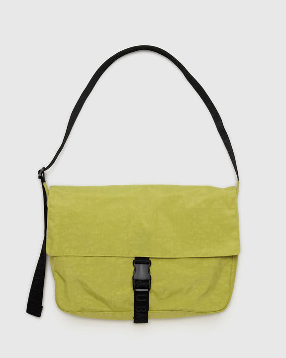 Baggu - Nylon Messenger Bag - Lemongrass