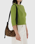 Baggu - Small Nylon Crescent Bag - Leopard