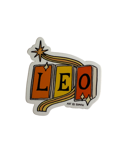 Vintage Inspired Zodiac Stickers - Leo