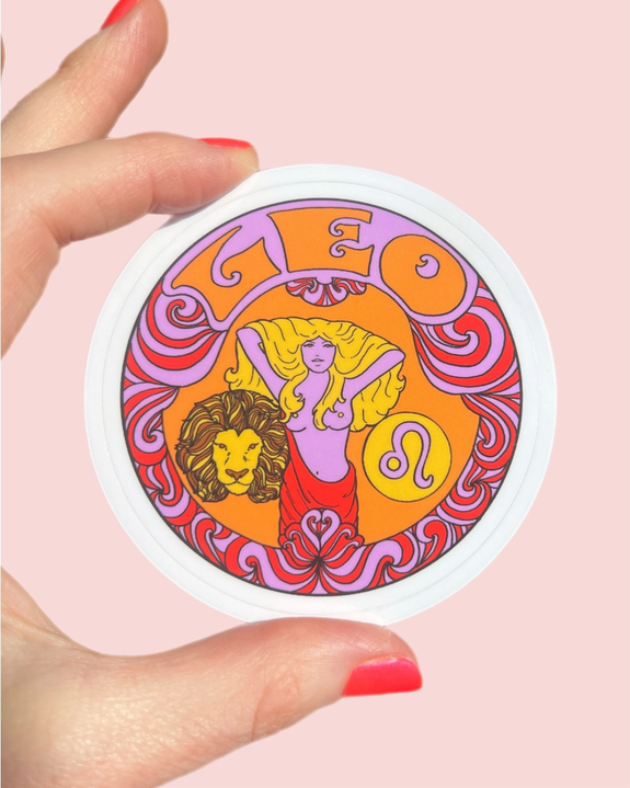 Astral Weekend - Zodiac Sticker - Leo