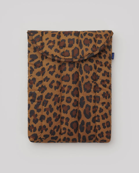 Baggu - Puffy Laptop Sleeve - 13/14 Inch - Leopard