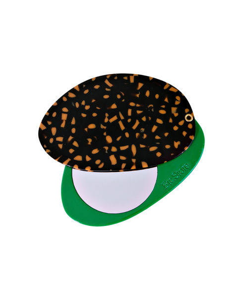 Etc. Store - Lottie Mirror in Leopard / Emerald