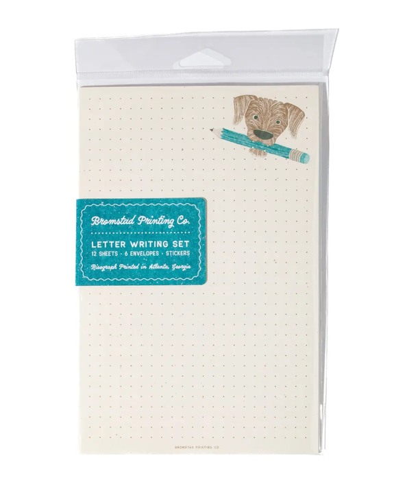 Bromstad Printing Co. - Letter Writing Set - Pencil Dog