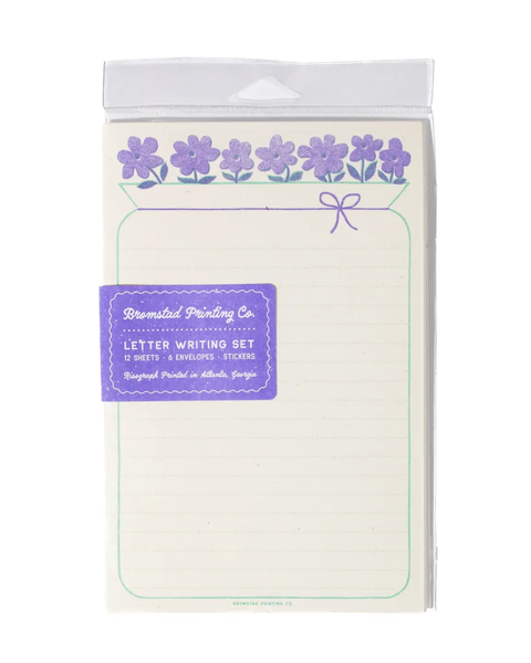 Bromstad Printing Co. - Letter Writing Set - Vase