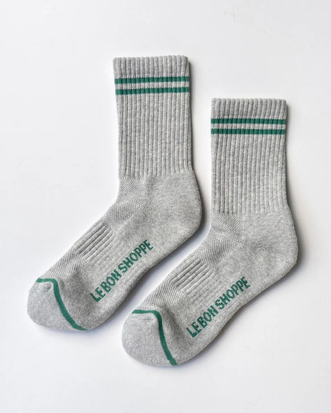 Le Bon Shoppe - Boyfriend Socks - Light Grey