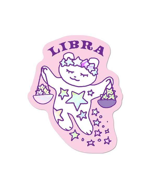 Apply Stickers - Libra Die-Cut Sticker