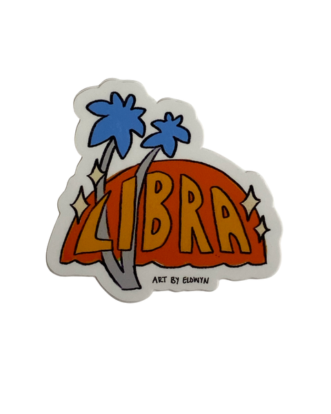 Vintage Inspired Zodiac Stickers - Libra