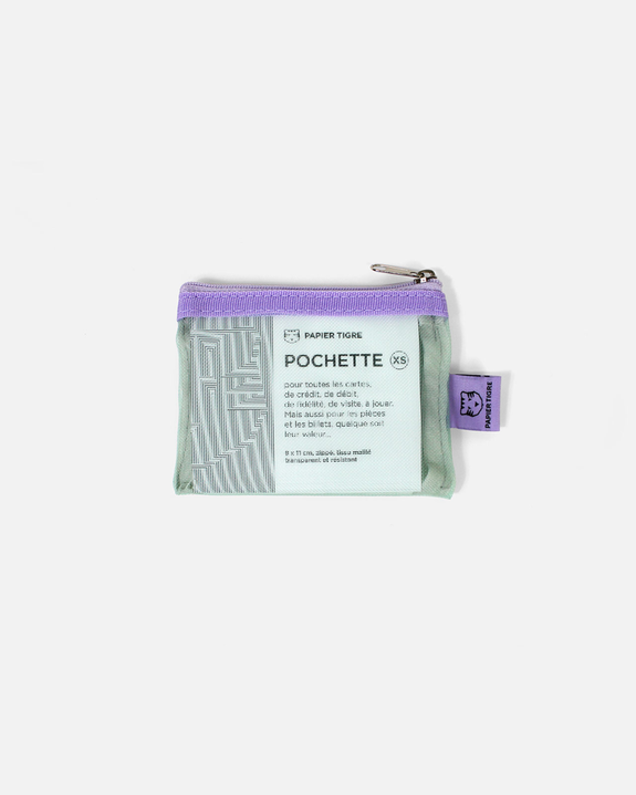 Papier Tigre - Mesh Pocket - XS - Lilac Mint