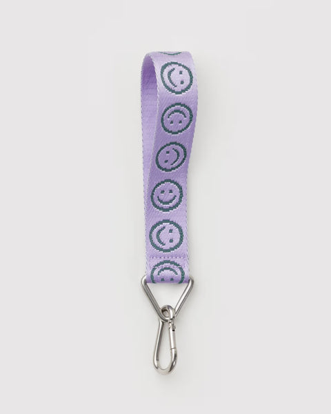 Baggu - Logo KeyChain - Lilac Happy