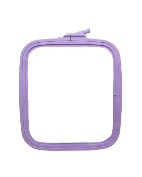 Nurge - Square Plastic Hoops - Large - Pastel Lilac