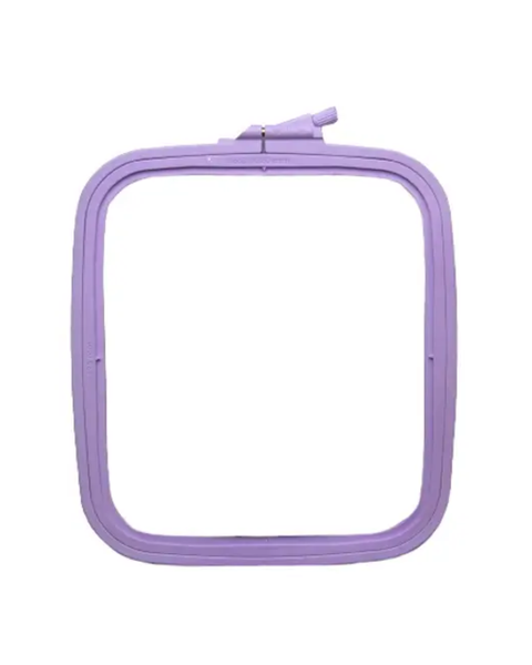 Nurge - Square Plastic Hoops - Large - Pastel Lilac