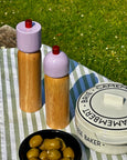 Maegen - Salt & Pepper Grinder - Lilac & Red Medium