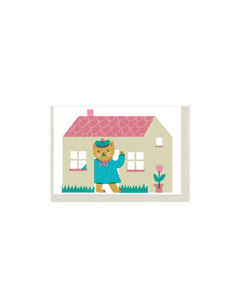 The Printed Peanut - Little House Mini Card