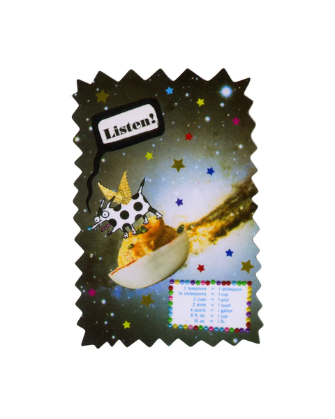 Gentle Thrills - Listen! Sticker