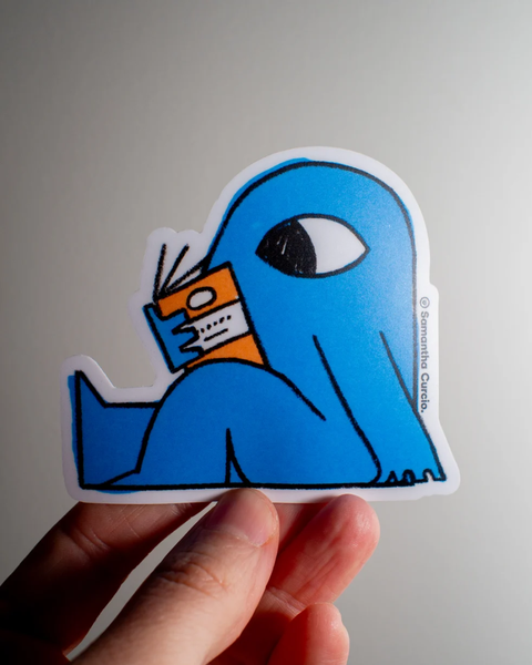 Samantha Curcio - Lover of Literature - Vinyl Sticker