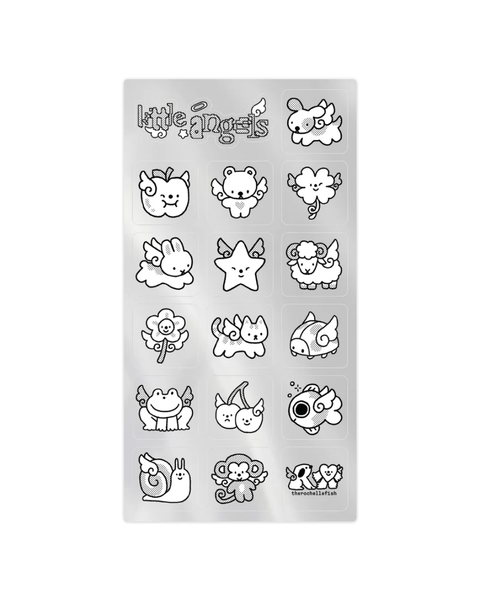 Rochelle Oh - 'Little Angels' Sticker Sheet