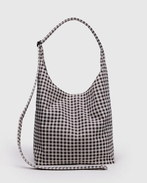 Baggu - Large Nylon Sling - Black & White Gingham