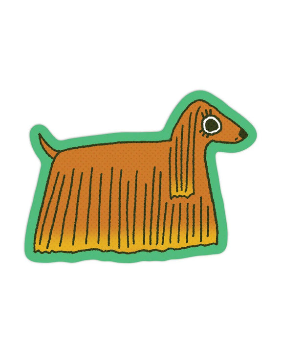 Rags AF - Long Hair Dog! Sticker