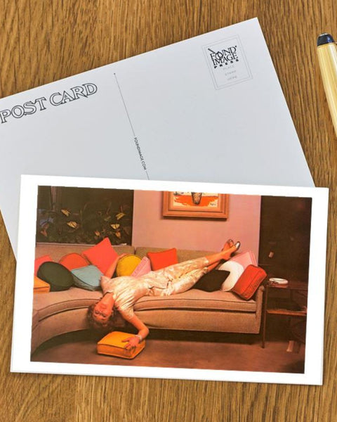 Found Image Press - Woman Lounging Postcard
