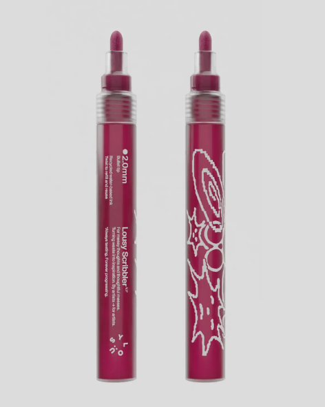 Lousy Scribbler — Sustainable Refillable Markers - Magenta - 2.0mm Bullet