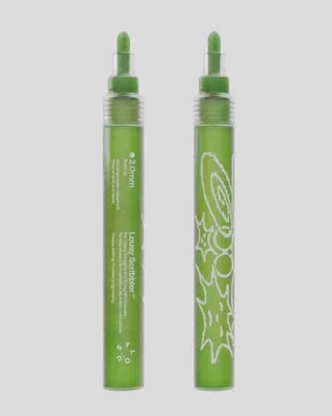 Lousy Scribbler — Sustainable Refillable Markers - Pastel Dodgy Green - 2.0mm Bullet