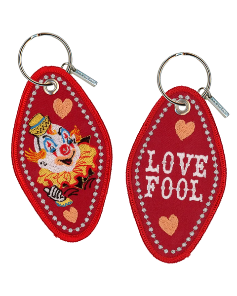 Patch Ya Later - Love Fool Embroidered Keychain