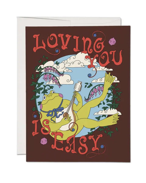 Red Cap Cards - Loving You Is Easy Greeting Card