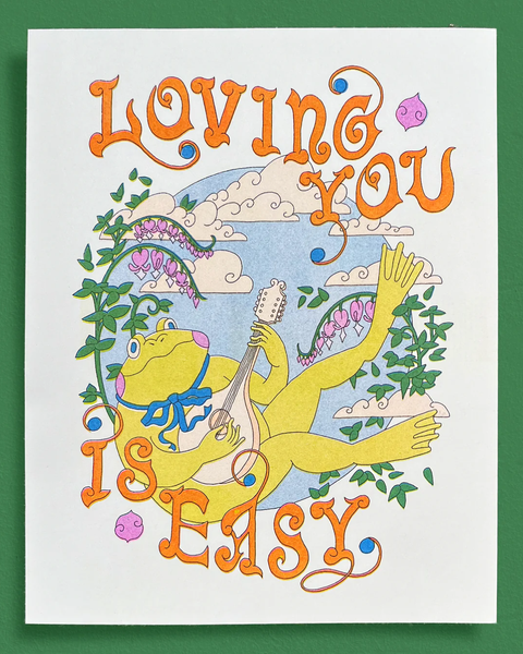 Maddie Fischer - Loving You is Easy Riso Print