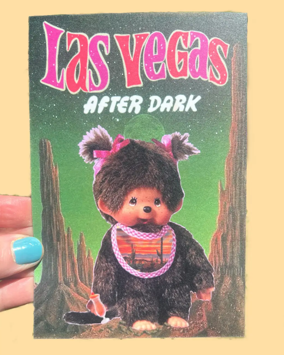 Astral Weekend - Las Vegas After Dark Postcard